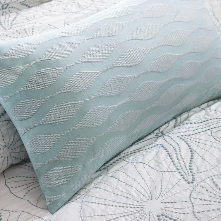 Harbor House Maya Bay White/Seafoam Blue 100 Cotton 200 TC Reversible